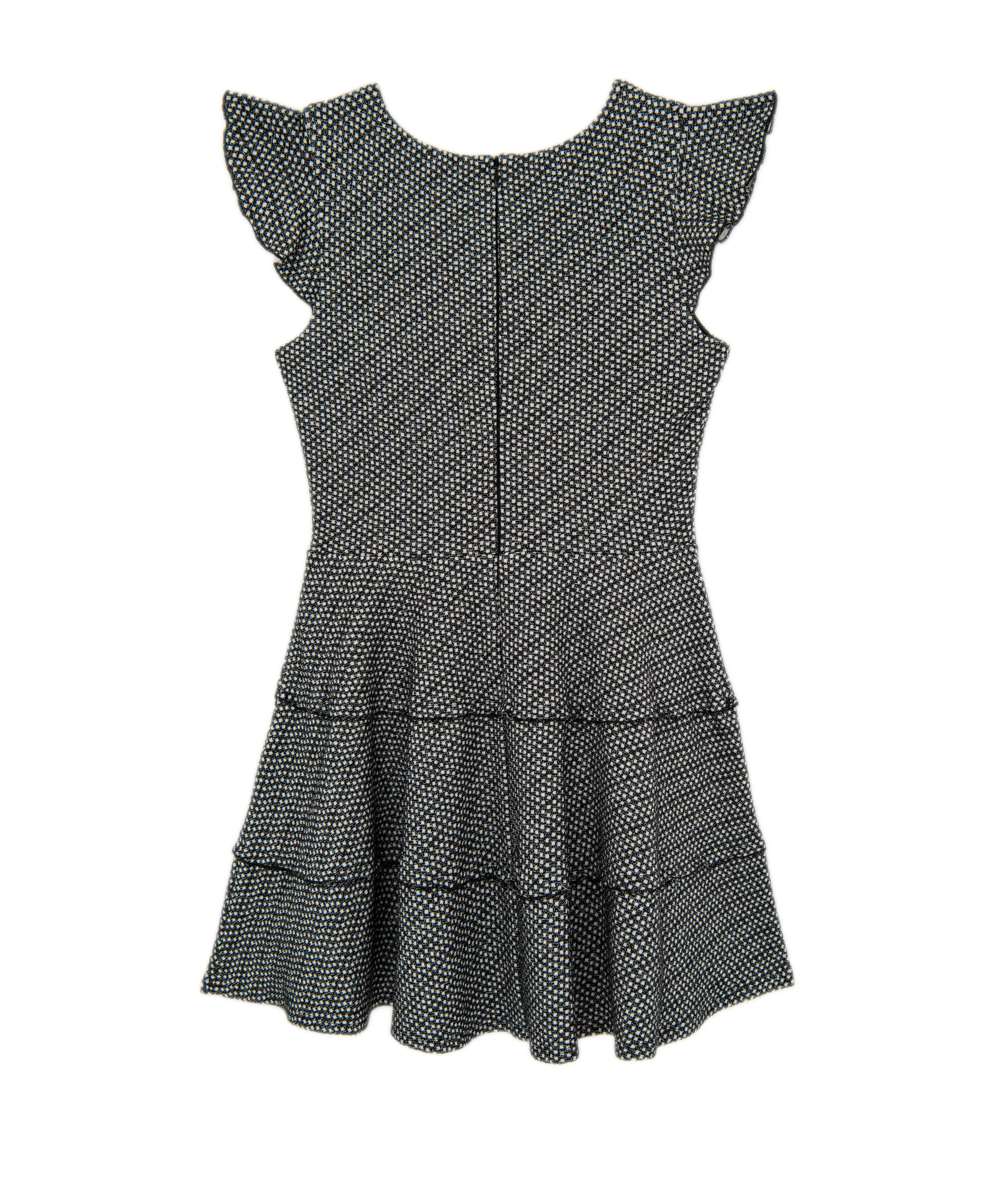 By Debra Girls Sara Black/White 3 Tier Dress - Image 4