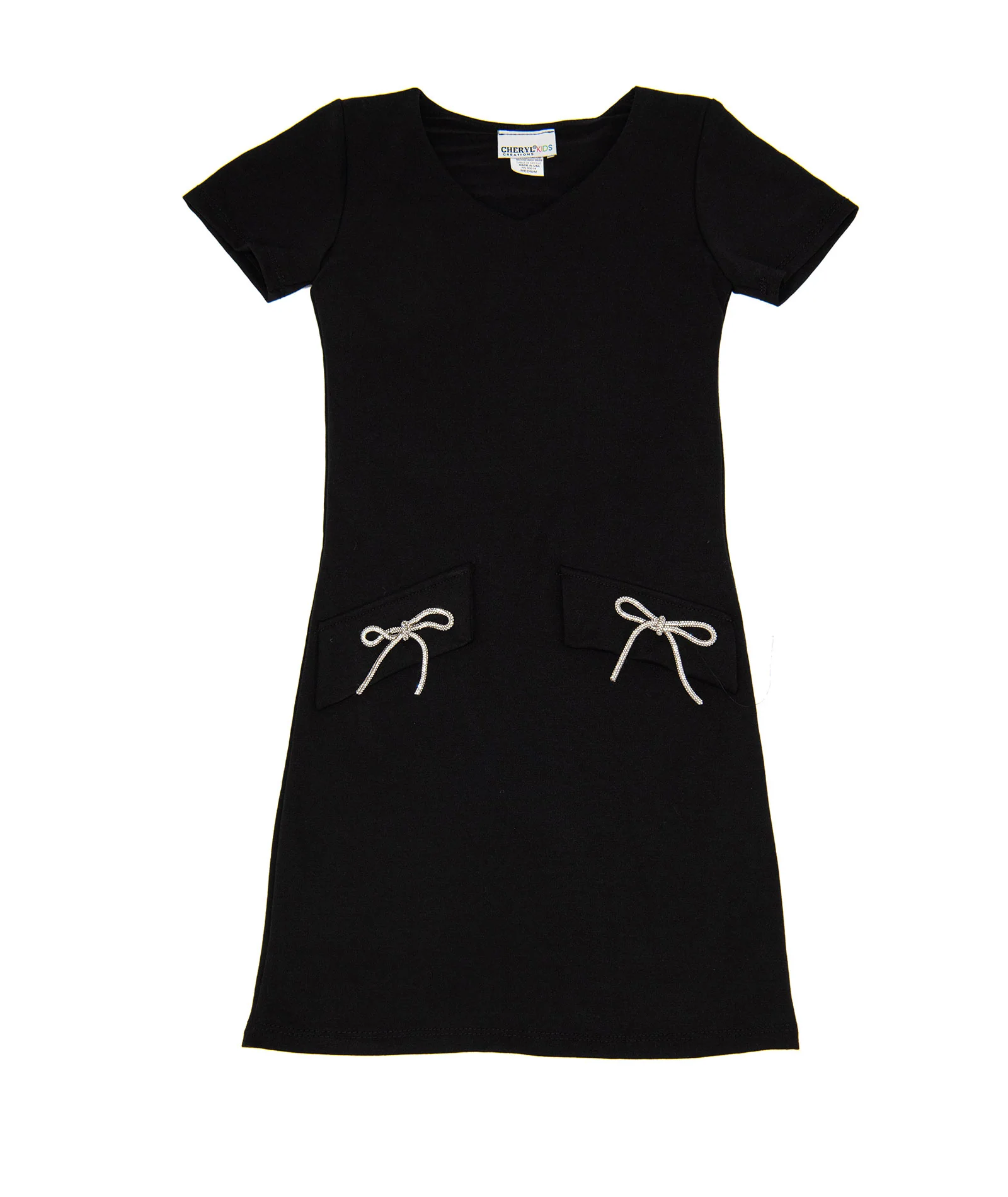 Cheryl Creations Girls Emily Bow Dress - Image 4