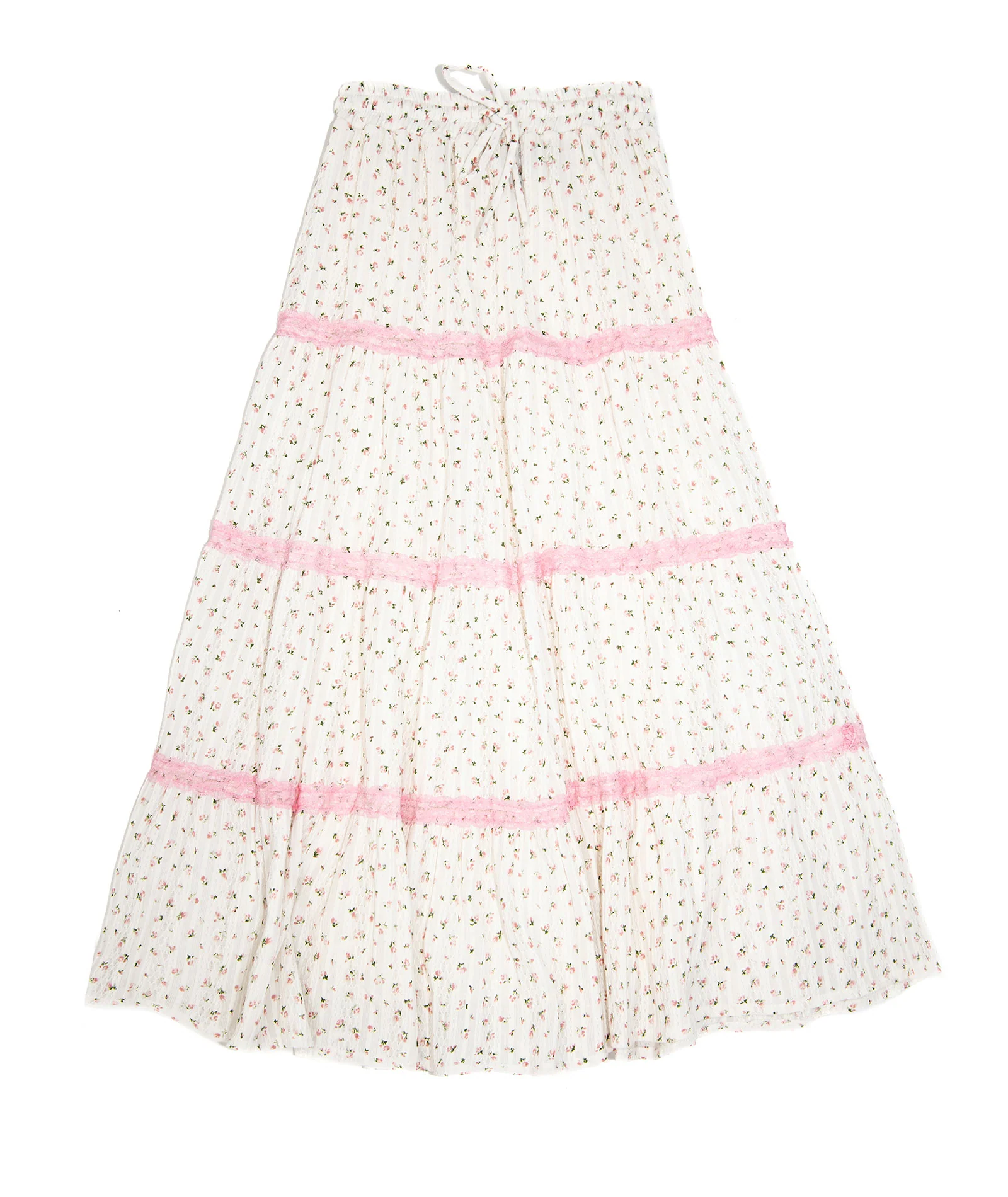 FBZ Girls Tilda Floral Lace Maxi Skirt - Image 4