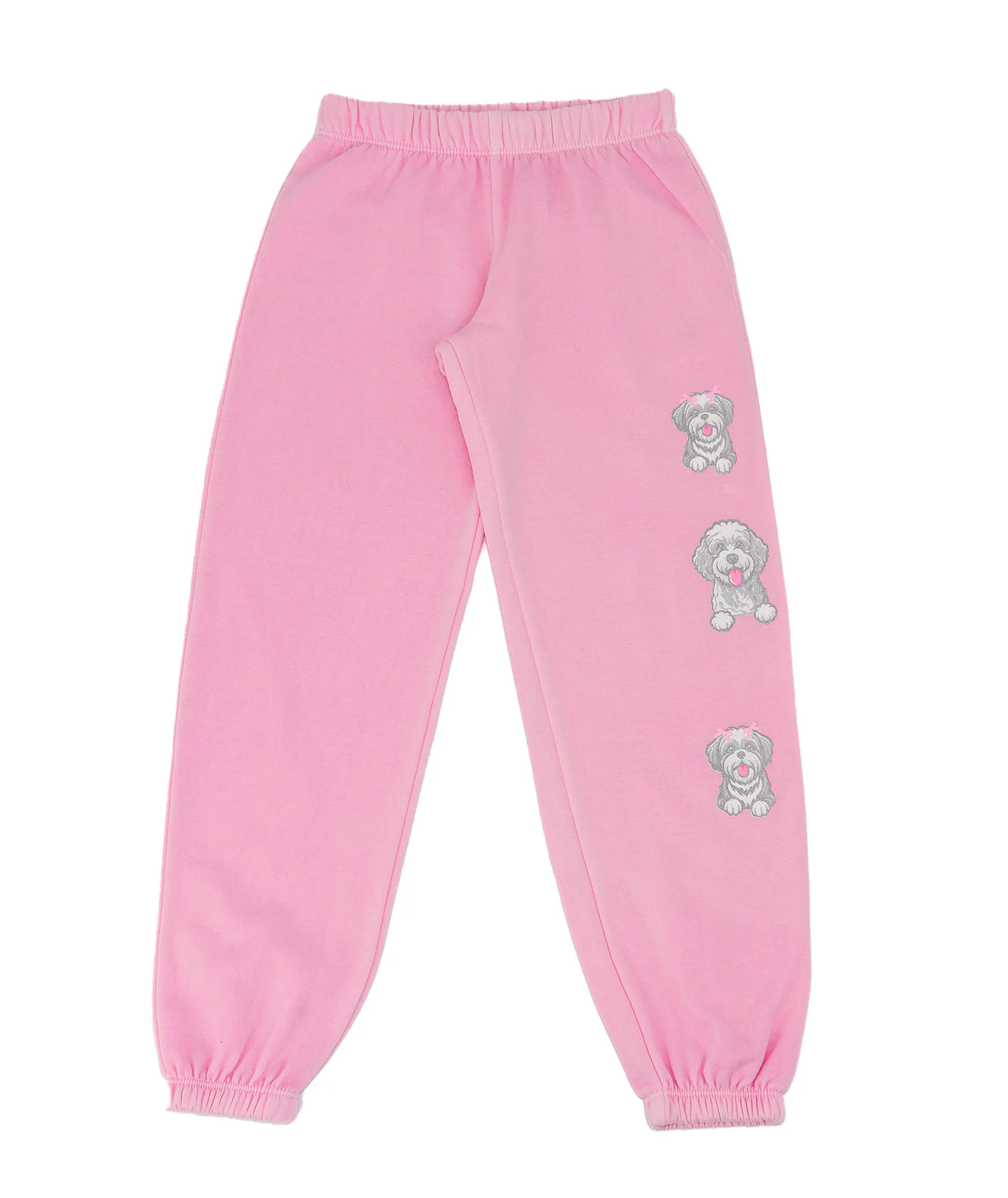 Firehouse Girls 3 Pups Sweatpants Ice Pink