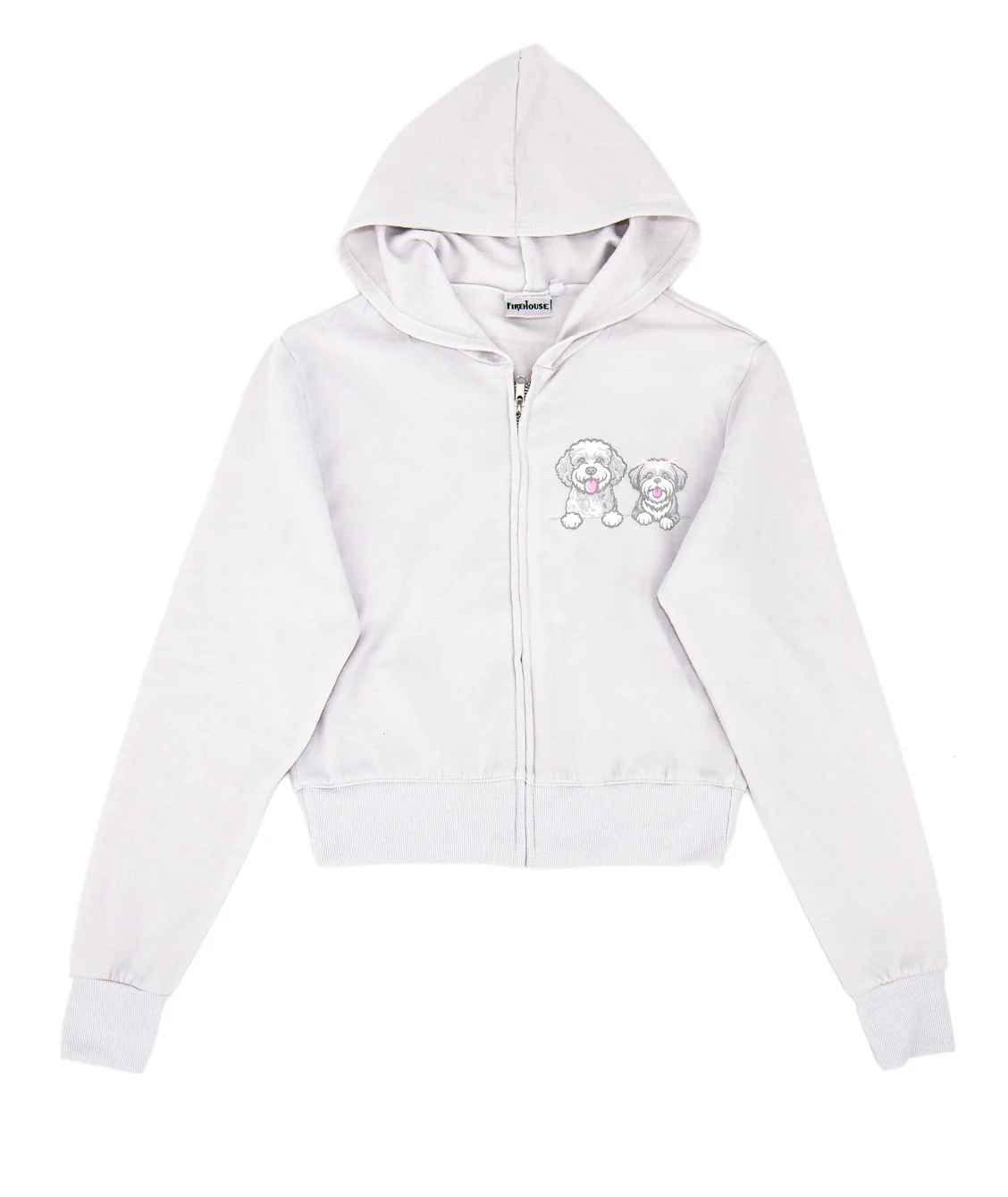 Firehouse Girls Pup Party Zip Hoodie Clay