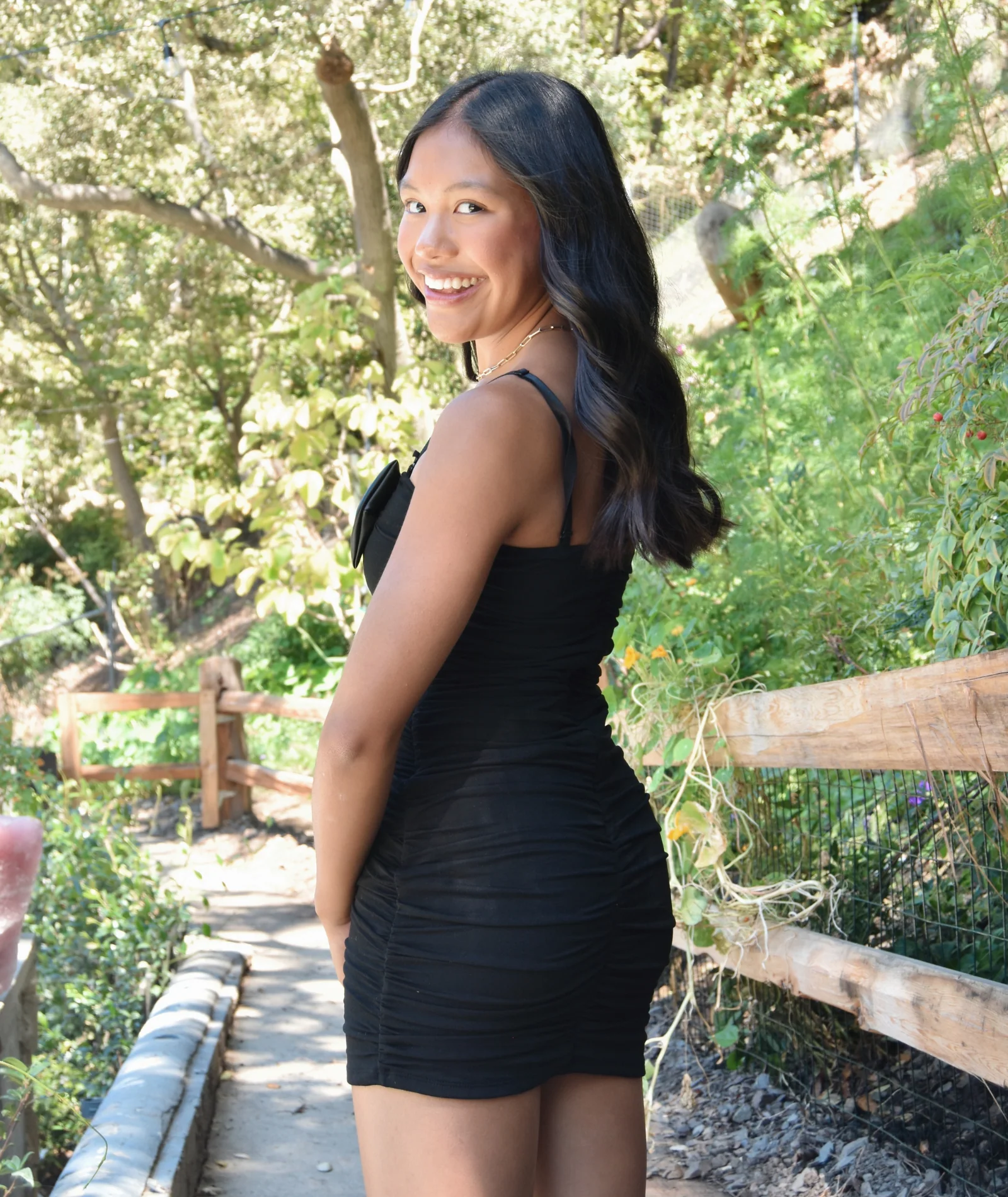 Gold Rush NYC Girls Sophie Dress Black - Image 3