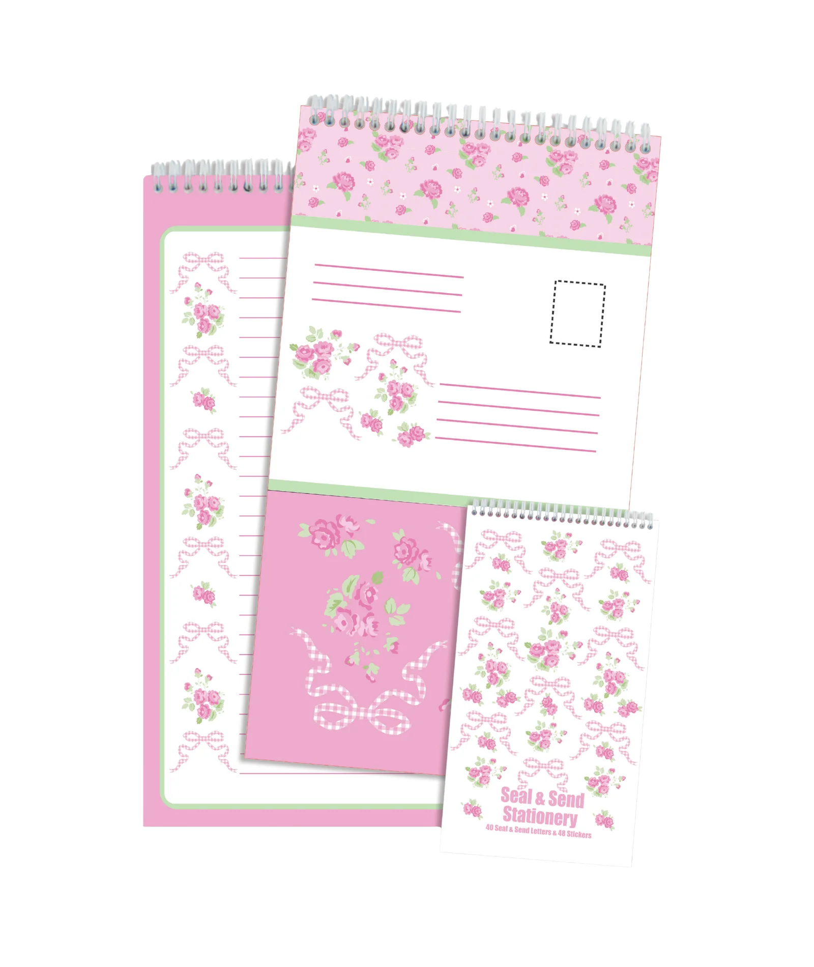 iScream Pretty Pink Seal and Send Stationery
