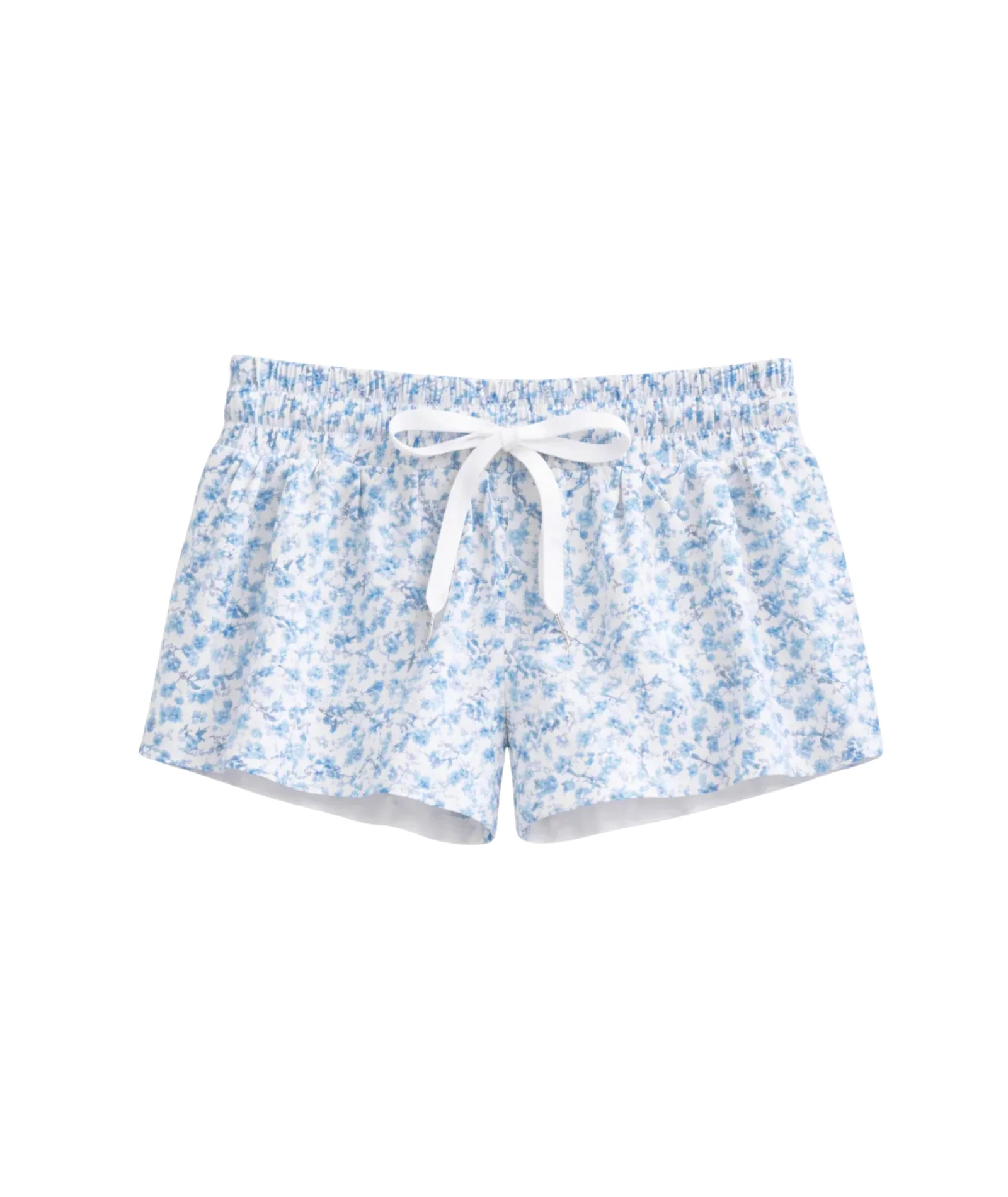 Katie J NYC Girls Blue Mini Toile Farrah Shorts