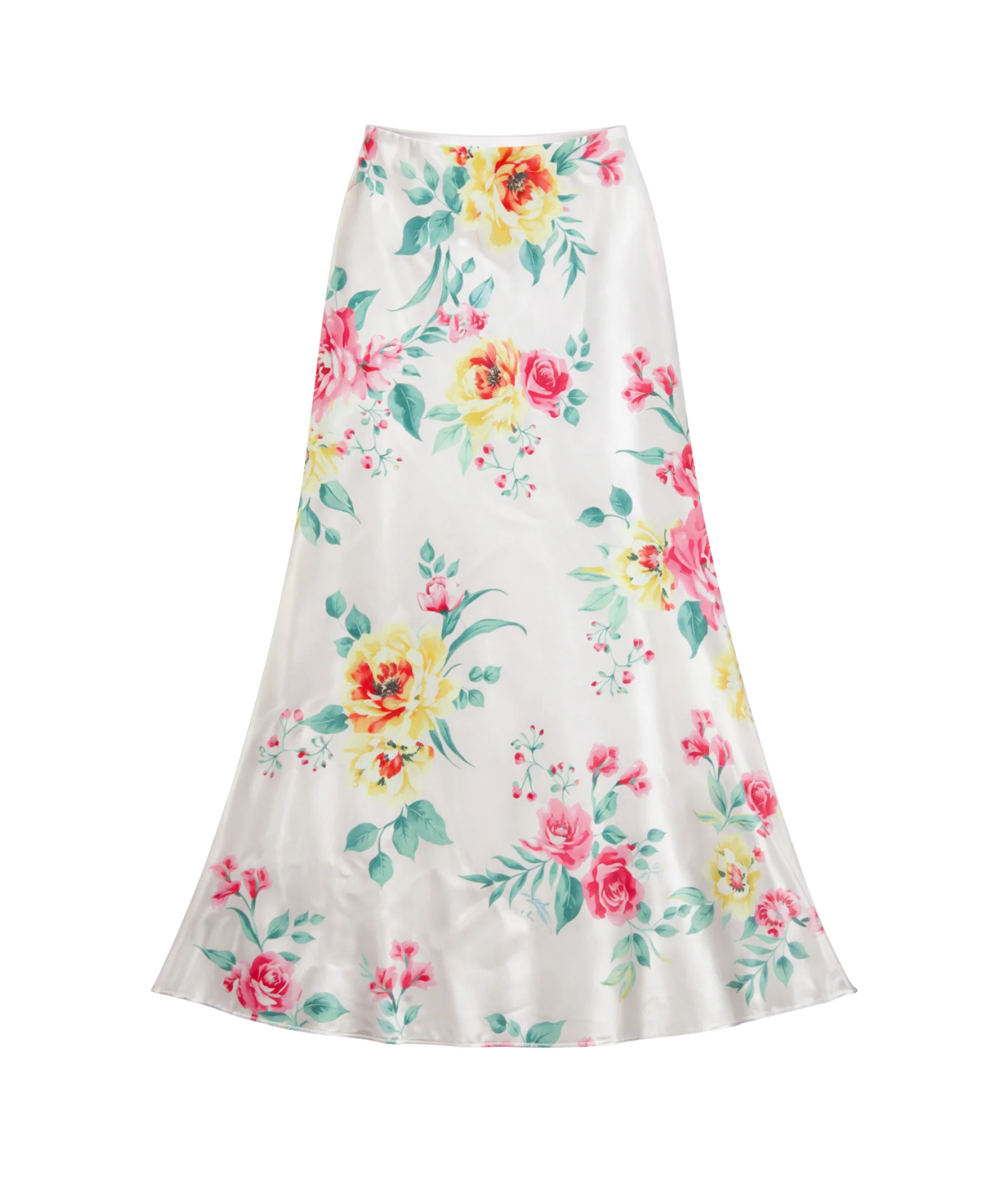 Katie J NYC Girls Pink Floral Anastasia Maxi Skirt - Image 4