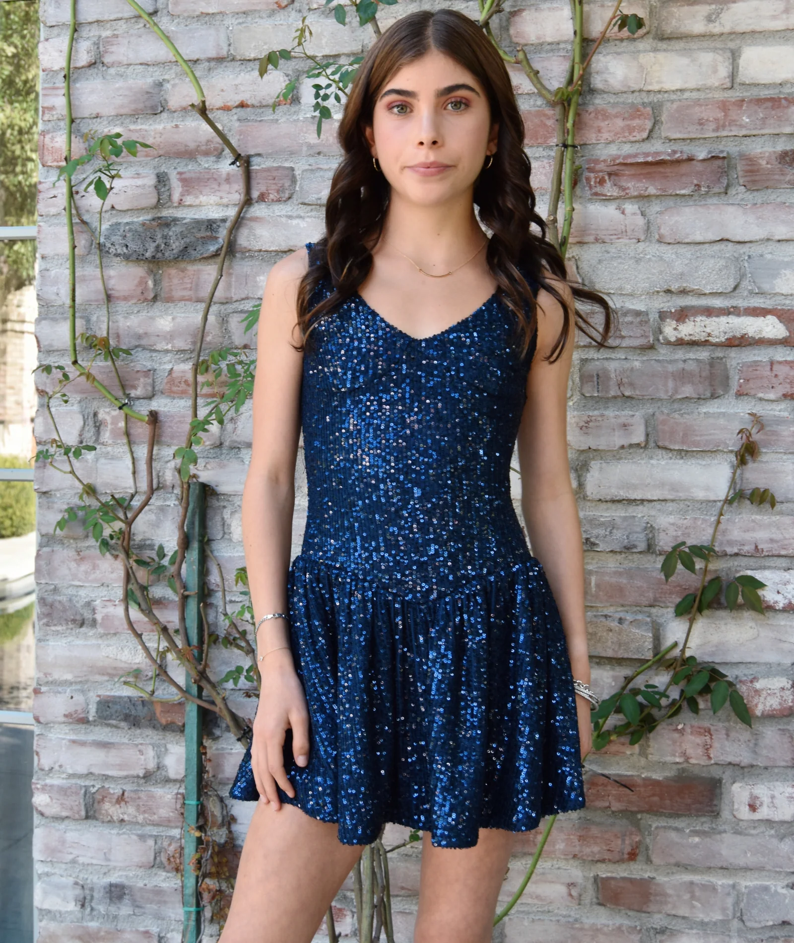 Katie J NYC Girls Zena Sequin Dress