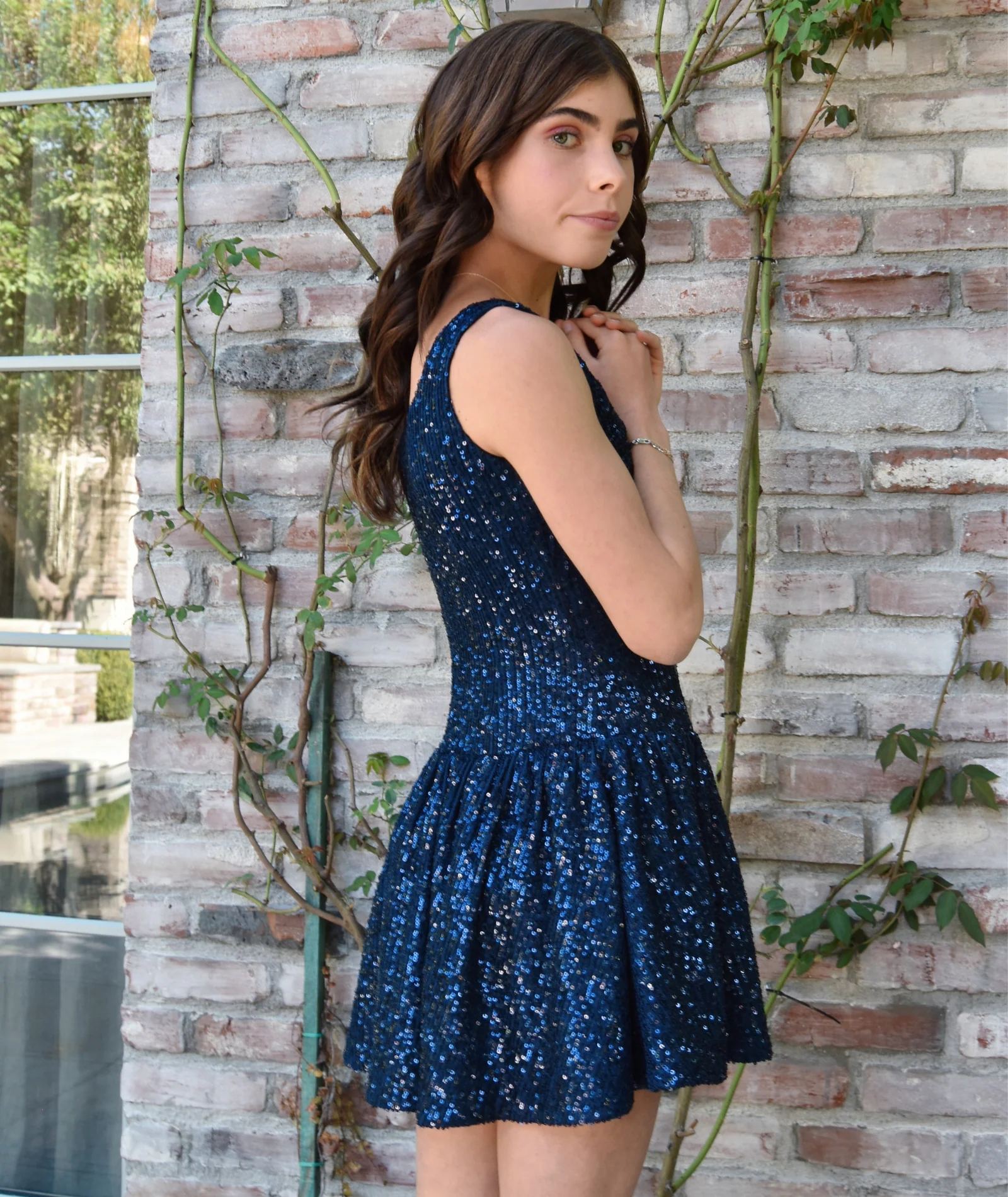 Katie J NYC Girls Zena Sequin Dress - Image 4