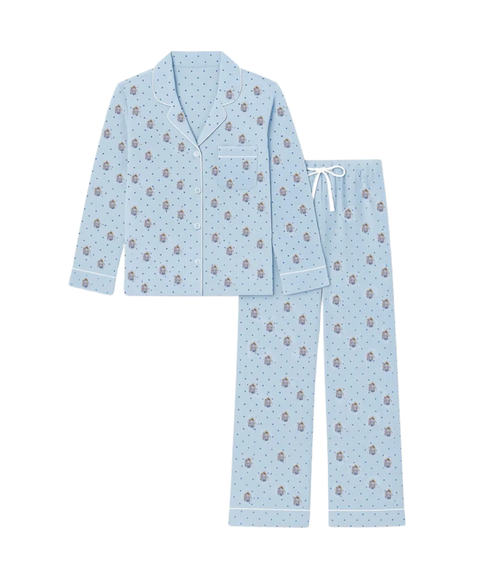 Katie J NYC Juniors Hannukah 25 Maia Pants PJ Set - Image 4