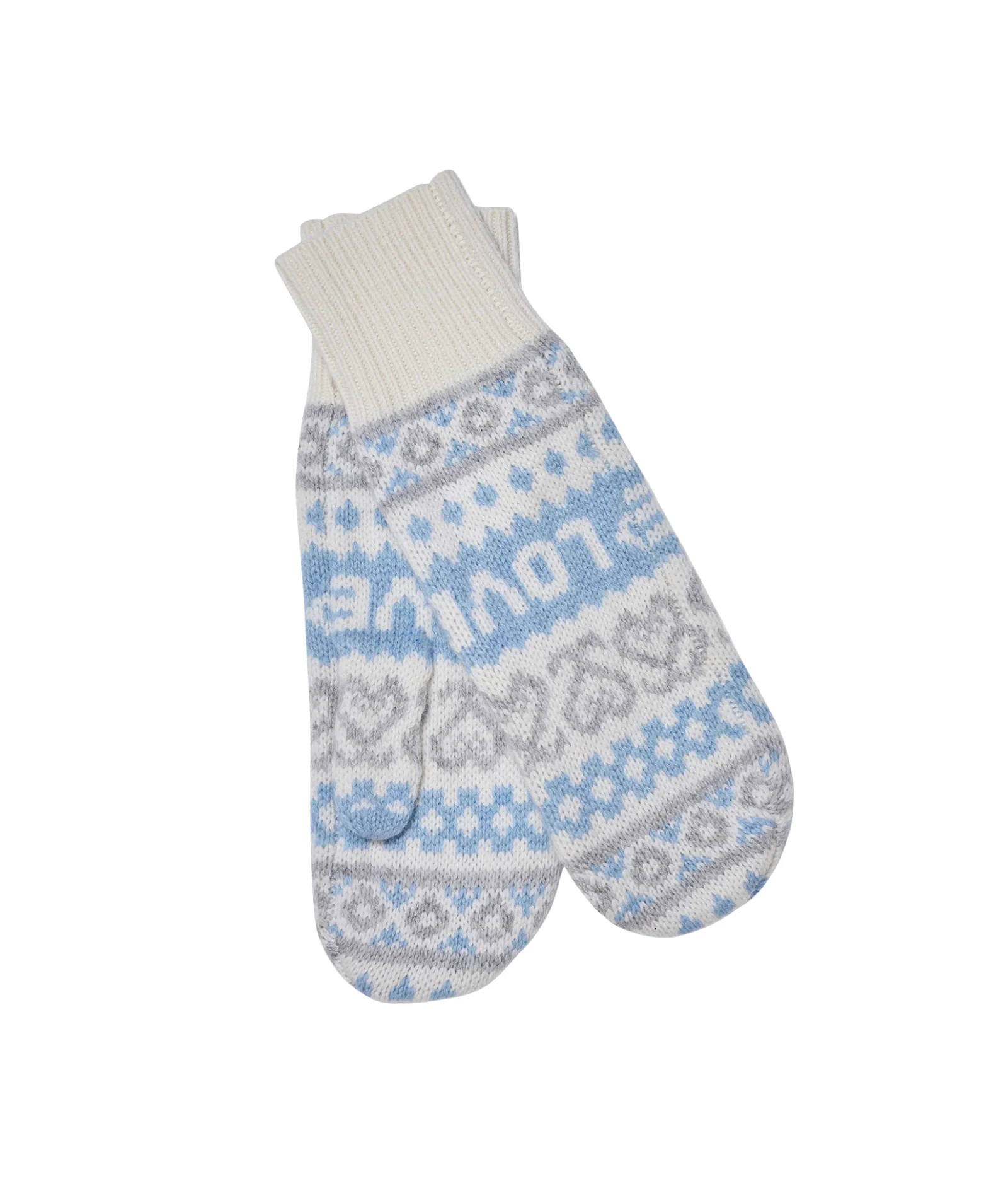 Love Shack Fancy Women Marnella Mittens Winter Haze
